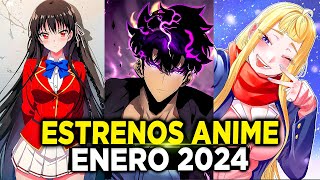 ⚡ ESTRENOS ANIME INVIERNO ENERO 2024  FECHAS DE ESTRENO [upl. by Arbe]