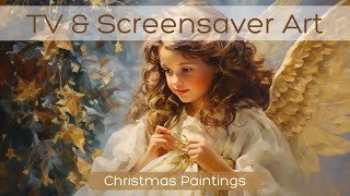 TV amp Screensaver Art Christmas Paintings Slideshow  Christmas Collection  Christmas TV Art [upl. by Krein]