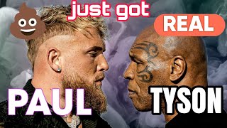 TYSON VS PAUL IS A REAL FIGHT WHO YA GOT [upl. by Nitsew]