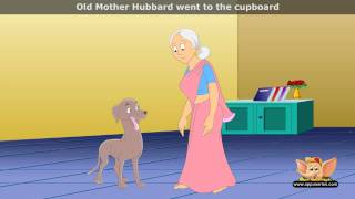 Old Mother Hubbard  Nursery Rhyme with Lyrics HD [upl. by Ecadnac]