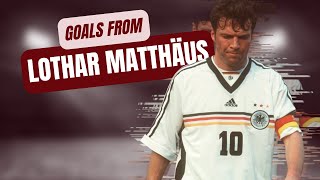 A few career goals from Lothar Matthäus [upl. by Norvall]