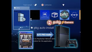 PS4 Jailbreak Auto Pkg Installer Tamil Tutorial [upl. by Narda]