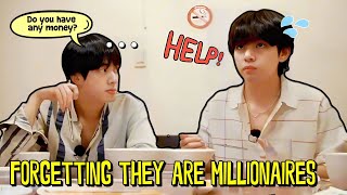 BTS Forgetting That Theyre Millionaires Funny Moments [upl. by Namyac]