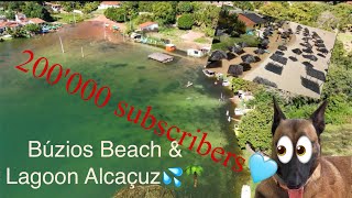 Buzios Beach amp Lagoon Alcaçuz RN🇧🇷💦🌴4K [upl. by Dearman]