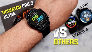 Mobvoi TicWatch Pro 3 Ultra Review Comparison Galaxy Watch 4 TicWatch Pro 3 GPS Updated [upl. by Amoakuh148]