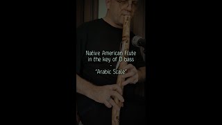 My quotArabic Scalequot with Native American Flute in the key of D bass [upl. by Tristram670]