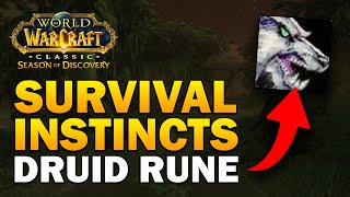 SoD Survival Instincts Druid Rune  60 Second Guide [upl. by Blackstock]