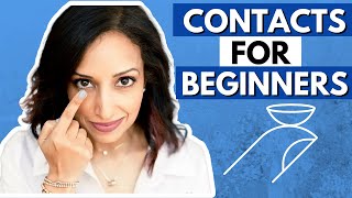 Contact Lens Tips for Beginners  Eye Doctor Explains [upl. by Llerej]