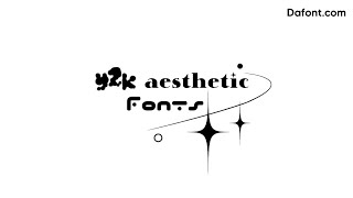 y2k aesthetic fonts  on dafontcom [upl. by Brandise]