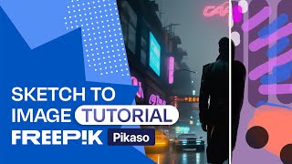 Generating a FUTURISTIC AI IMAGE  Freepik Pikaso Tutorial [upl. by Annayk]