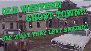 WESTERN GHOST TOWN SO MUCH LEFT BEHIND CLASSIC VEHICLES [upl. by Jeniece528]