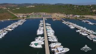 Sintonia Porto pozzo marina Santa Teresa Gallura from the sky [upl. by Bowler]