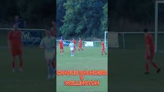 CHARLIE SAUNDERS V WELLINGTON GOAL 2 football goals [upl. by Zellner]