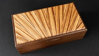 Making a Classic Jewelry Box with a Sunburst Lid [upl. by Inttirb]