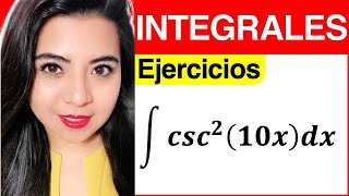 INTEGRAL de CSC2U  10 INTEGRALES TRIGONOMÉTRICAS [upl. by Mellins]