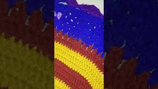 Home Made Crochet Door MatTable runnerMat bilkiscreativity shorts trending trend propular [upl. by Idnis]