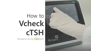 BIONOTE Vcheck V200 How to Vcheck cTSH 2018 [upl. by Jabin642]