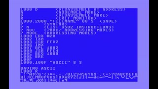 6502 Interactive Assembler Part Two  Creating a sample C64 6502 program [upl. by Garges]