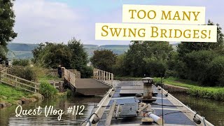 Tackling More Swing Bridges Than We Can Count on the Leeds amp Liverpool Canal  Quest Vlog 112 [upl. by Adamis]