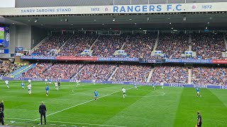 Penalty Drama At Ibrox  Rangers 10 Hibs  Stadium Atmosphere amp Reaction [upl. by Adnilg608]