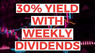 This New ETF Yields 30 and Pays WEEKLY Dividends [upl. by Ganny]