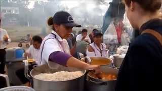 Ecuador  Quito  typical Ecuadorian food for Bravehearts at Las Tripas [upl. by Weixel]