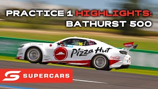 Practice 1 Highlights  Thrifty Bathurst 500  2024 Repco Supercars Championship [upl. by Anavoj257]