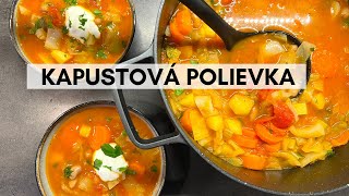 HUSTÁ Kapustová Polievka z Hlávkovej Kapusty so zeleninou RECEPT  Recepty CVR [upl. by Dwain]