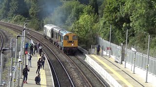 Newly opened Ashley Down Station Four Class 20s a Class 56 and a few DMUs 27 amp 28 September 2024 [upl. by Kcam471]