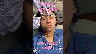 4 SIGNS YOU NEED YOUR BROWS WAXED ✅ browwax browtutorial browtips [upl. by Lehteb]