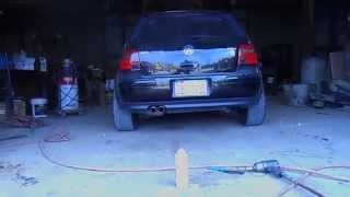 MK4 VW GolfGTI VR66 speed rear wheel spacer install flush  PART 3 [upl. by Yuma]