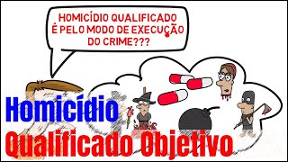 CAUSAS OBJETIVAS HOMICÍDIO QUALIFICADO  Direito Penal para OAB [upl. by Adnaluoy24]