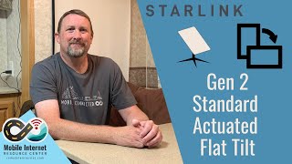 Starlink Adds Tilt Option For The Gen 2 Standard Actuated Dish To Go Flat [upl. by Erual913]