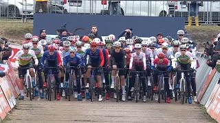 Cyclocross Zonhoven Men Elite 50fps 07 Jan 2024 [upl. by Aicilev]