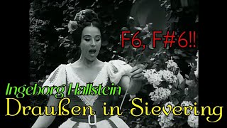 HD Ingeborg Hallstein  Draußen in Sievering Johann Strauss II [upl. by Hewet]