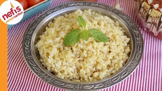 SADE BULGUR PİLAVI TARİFİ  NASIL YAPILIR [upl. by Atela189]