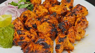 Tandoori Chicken Tikka  Restaurant Style Chicken Tikka  जूसी चिकन टिक्का [upl. by Neiluj]