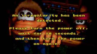 Donkey Kong Country 3  Error Game Screen [upl. by Salene]