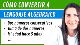 TRADUCIR a Lenguaje ALGEBRAICO 🔁 Claves para plantear PROBLEMAS de ECUACIONES [upl. by Dola]