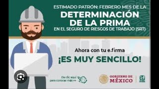 DECLARACIÓN DE LA PRIMA DE RIESGO DE TRABAJO [upl. by Nosille298]