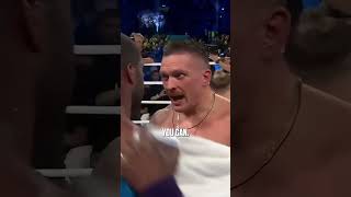 When Oleksandr Usyk Motivated Daniel Dubois😱😱 anthonyjoshua boxing danieldubois [upl. by Gurtner]