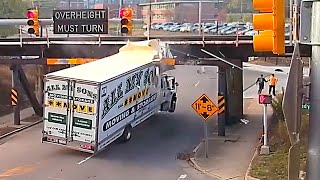 15 Minutes of Trucks Crashing Into Bridges [upl. by Thanh665]