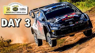 Safari Rally Kenya 2024  Saturday Highlights  Mistakes amp Actions [upl. by Owades416]