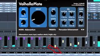 Valhalla Plate and UberMod Short Tutorial  Mixing Tips [upl. by Ahsinnek]