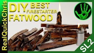 how to make fatwood sticks [upl. by Ueihttam]