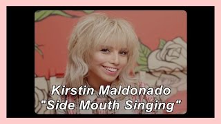 Kirstin Maldonado quotSide Mouth Singingquot [upl. by Lehcin]