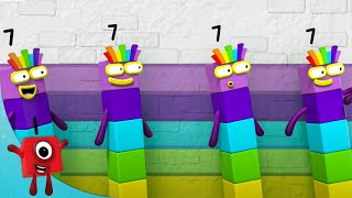 Numberblocks  Learning to Spot the Difference  Learn to Count  Learning Blocks [upl. by Nohsid]