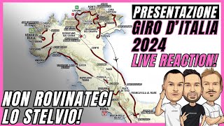 LIVE REACTION PERCORSO GIRO D’ITALIA 2024  Lo Stelvio sarà tagliato anche quest anno [upl. by Etnovaj]