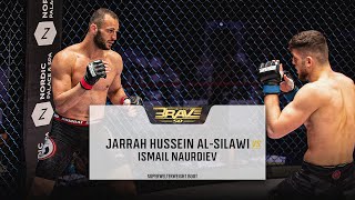 Jarrah Hussein Al Silawi VS Ismail Naurdiev  FREE MMA Fight  BRAVE CF 50 [upl. by Ramin]