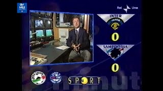 200304 3  21092003 INTERSampdoria 00 Servizio 90°Minuto Rai1 [upl. by Okun421]